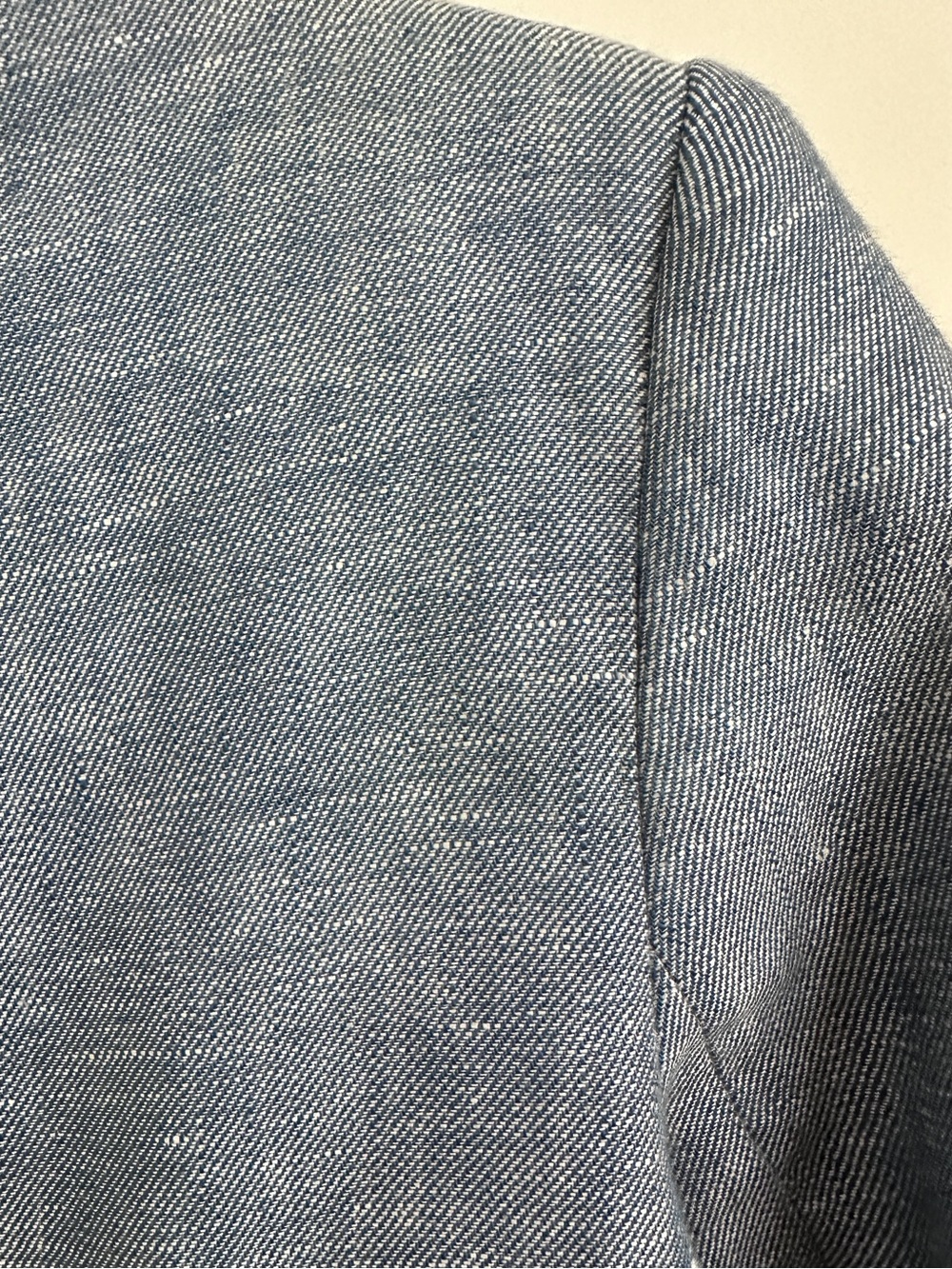 Emerson Fry Lee Jacket in Blue Chambray Women’s Size 4 - Picture 9 of 11